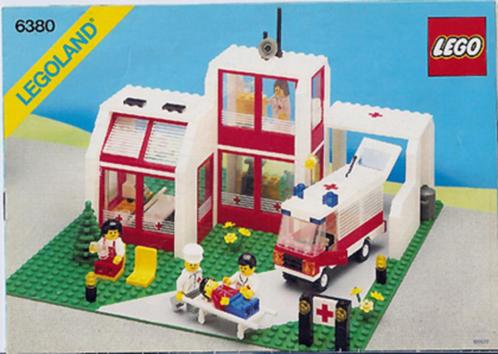 LEGO Classic Town 6380 Ziekenhuis MET DOOS   ZELDZAAM, Kinderen en Baby's, Speelgoed | Duplo en Lego, Zo goed als nieuw, Lego