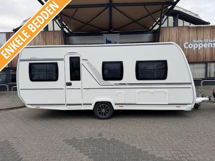 Fendt Apero 515 SG 2026 NIEUW BINNEN!, Caravans en Kamperen, Caravans, tot en met 4, 1250 - 1500 kg, Rondzit, Fendt, 2 aparte bedden