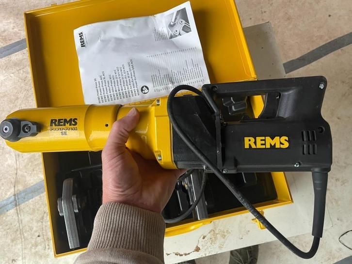 Rems Perstang Power-Press + 2 bekkens, Doe-het-zelf en Bouw, Gereedschap | Handgereedschap, Zo goed als nieuw, Ophalen