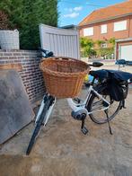 BRUINE HOUTEN FIETSMAND, Enlèvement ou Envoi, Utilisé, Panier de vélo, Fixation au guidon