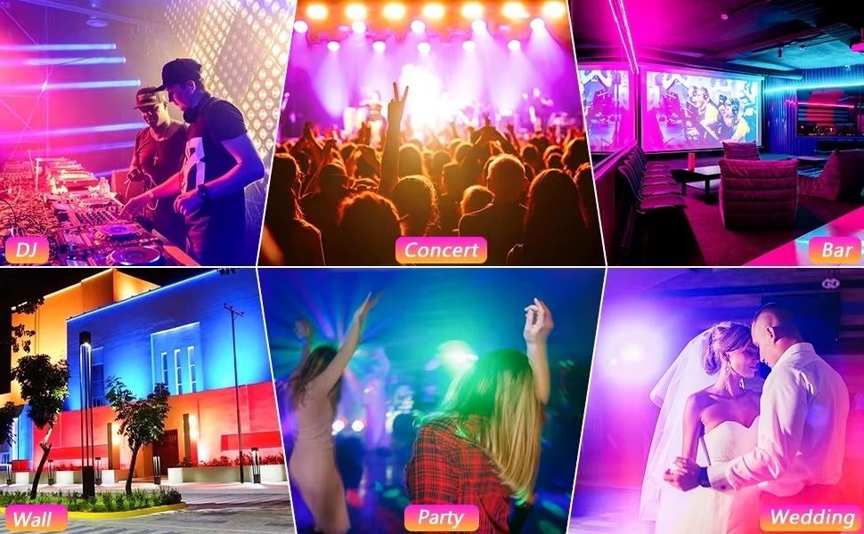 Nieuwe First Class 9 x 30W RGBW LED Par Panel, Ophalen of Verzenden, Nieuw, Complete set