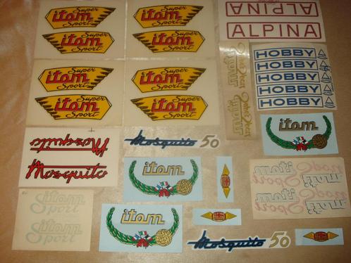 Lot N°4 d'Autocollants - Décalcomanies pour Motos Italiennes, Motoren, Accessoires | Stickers, Ophalen of Verzenden