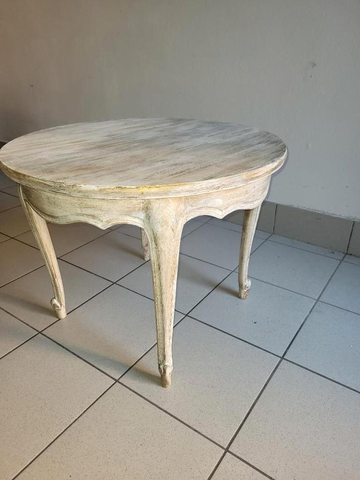 Table basse ronde style Louis XV, Antiek en Kunst, Antiek | Meubels | Tafels, Ophalen