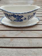 vintage sauskom met vaste onderschotel – Boch Frères Keramis, Antiek en Kunst, Verzenden