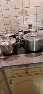 4 kookpotten geschikt voor inductie, Enlèvement