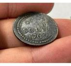 Corse Pascal Paoli 1762-1768 4 soldi 1762 Murato france coin, Ophalen of Verzenden, Frankrijk, Losse munt