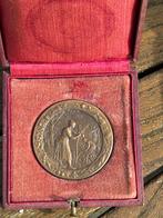 Médaille en bronze antique Henri Dubois - Union Horticole et, Enlèvement ou Envoi, Bronze