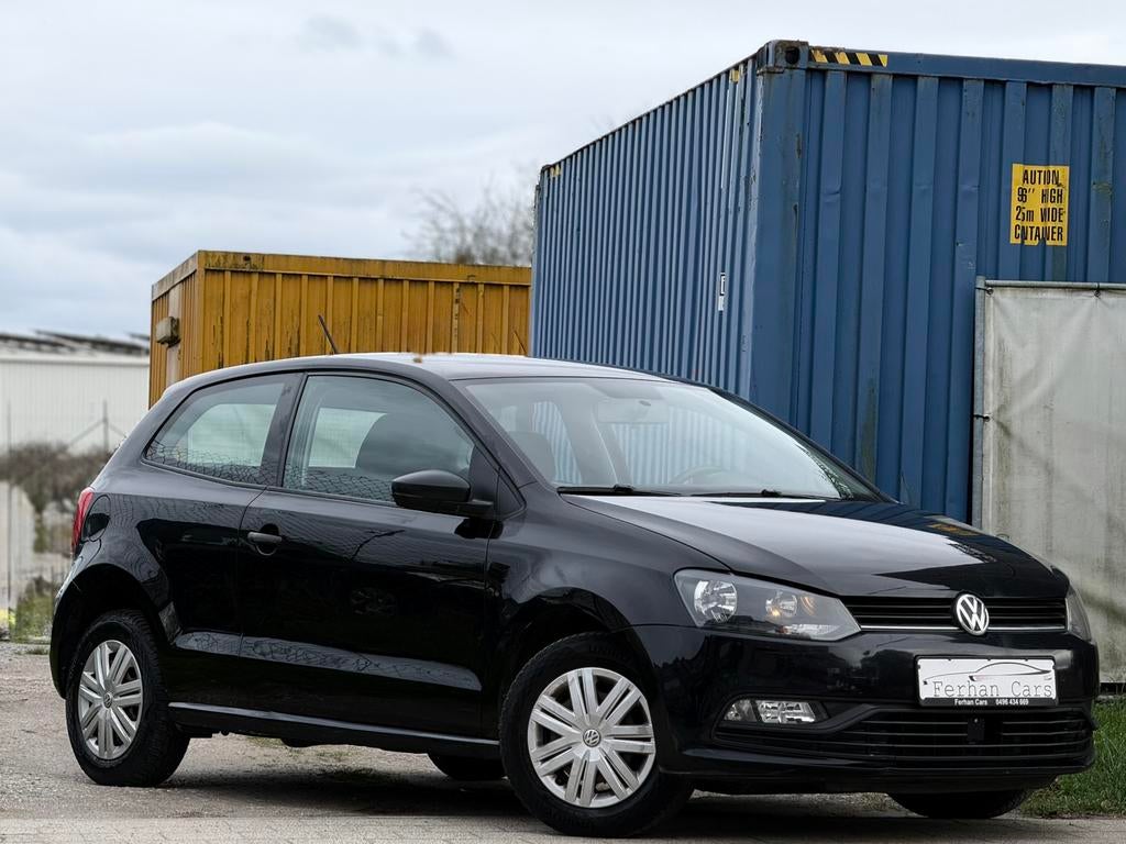 Volkswagen Polo 1.0i • Trendline • 2015 • Euro6b •, Auto's, Volkswagen, Voorwielaandrijving, Testrit aan huis, Stof, Zwart