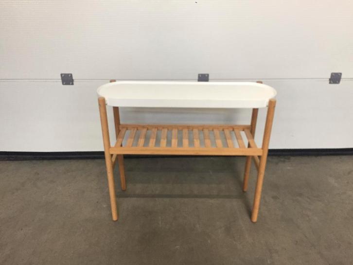 (138) Houten rekje badkamermeubel, Maison & Meubles, Salle de bain | Meubles de Salle de bain, Comme neuf, Enlèvement