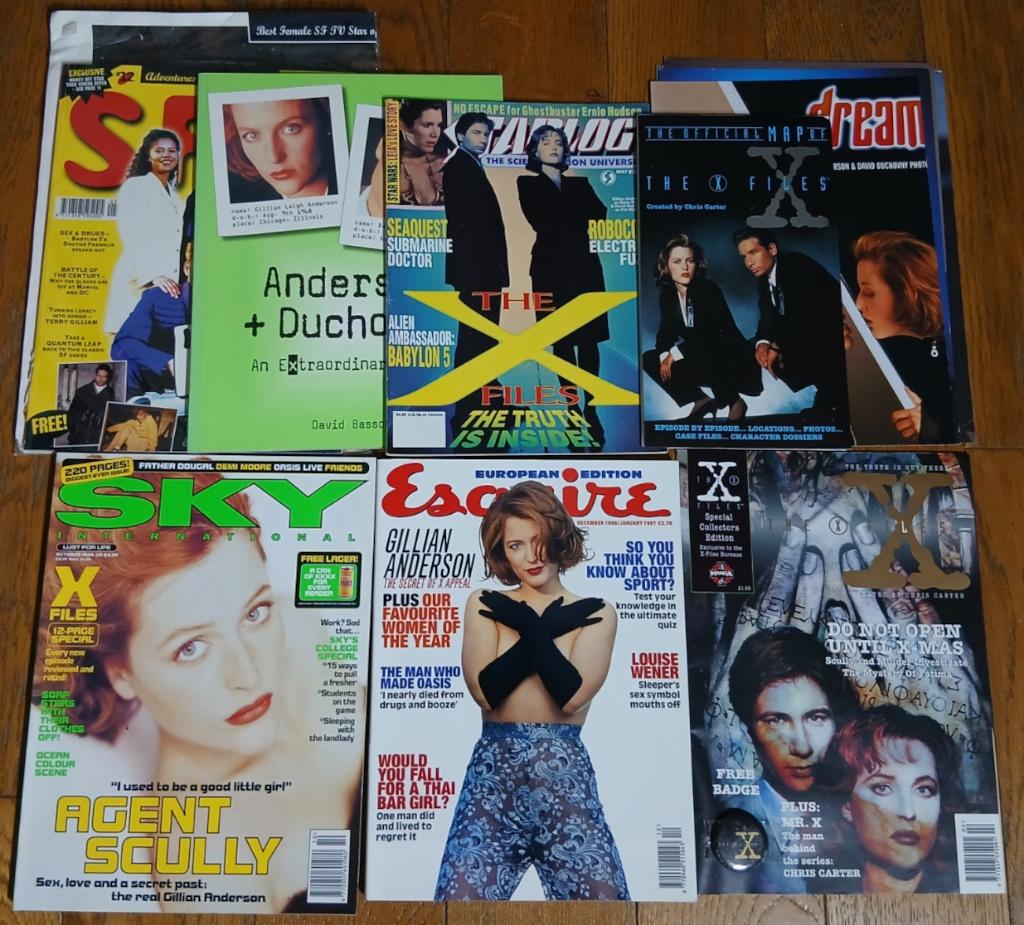 The X-Files lot magazines etc., Ophalen of Verzenden, Gebruikt, Poster