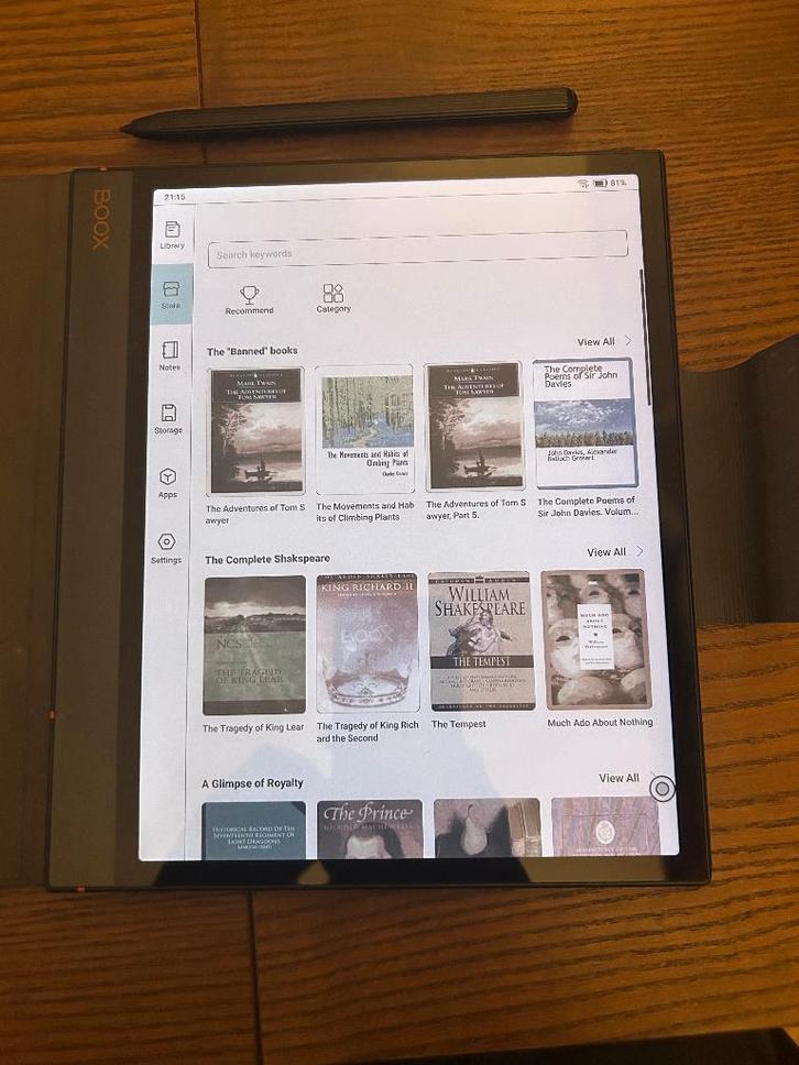 Onyx Boox Note Air 3C, Informatique & Logiciels, E-readers, Comme neuf, 10 pouces ou plus, 16 GB ou plus, Bluetooth, Écran tactile