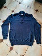 Donker blauw heren pull maat M, Ophalen, No excess, Gedragen, Maat 48/50 (M)