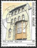 1 Postzegel Huis Jaspar in Luik België 1995, Enlèvement ou Envoi, Affranchi, Oblitération 1er jour, Autre