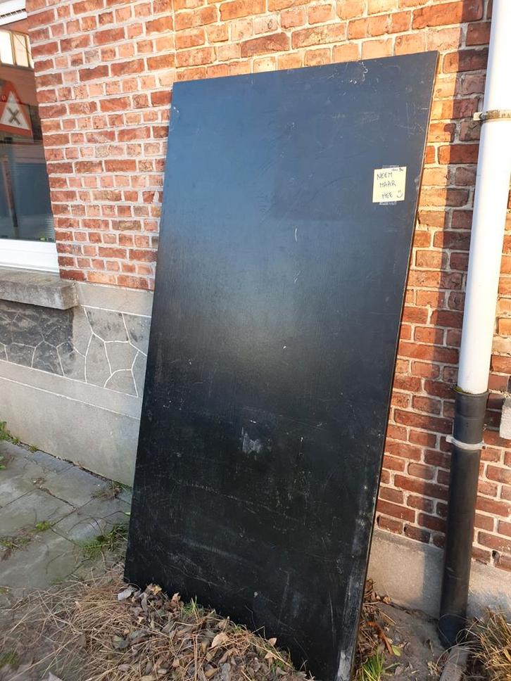 Groot houten blad 180x90 cm, Doe-het-zelf en Bouw, Hout en Planken, Gebruikt, Plank, Minder dan 200 cm, Ophalen