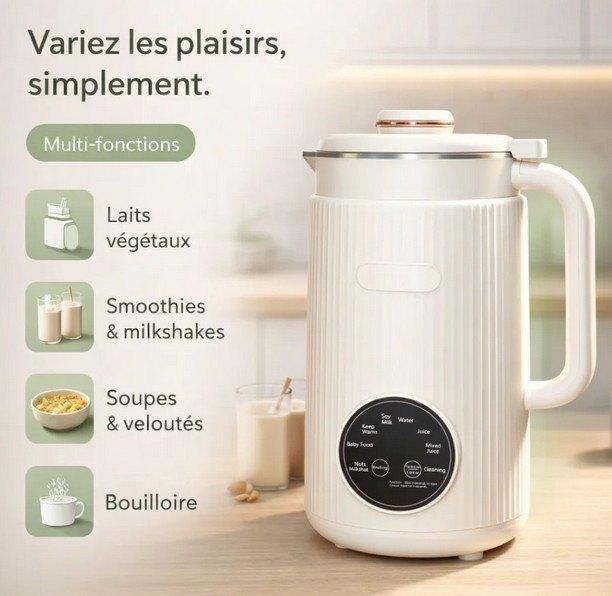 machine à lait SOYVIA 8 en 1, Elektronische apparatuur, Waterkokers, Nieuw, 1 tot 2 liter, Inox, Ophalen of Verzenden