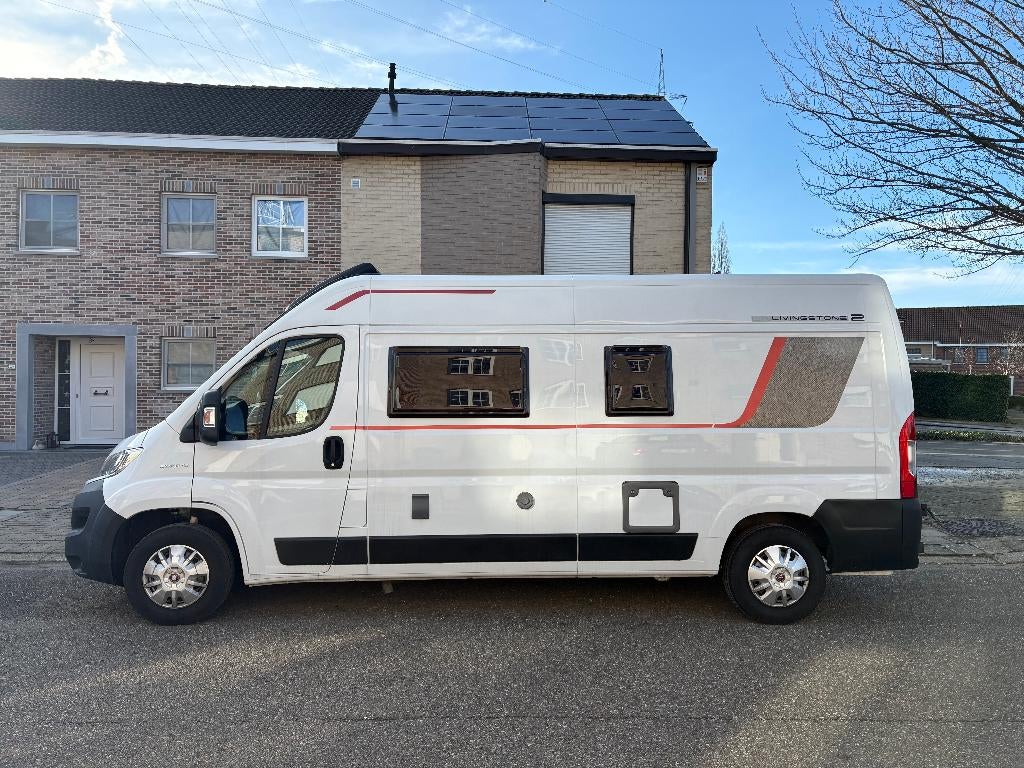 Roller Livingstone 2 – 2020 – Compleet + Luxe Opties, Caravanes & Camping, Camping-cars, Particulier, jusqu'à 2, Modèle Bus ou Fourgon aménagé