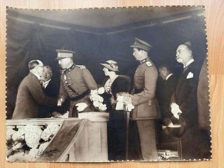 Historische Foto Koning Albert 1933, Audio, Tv en Foto, Fotografie | Fotopapier, Gebruikt, Ophalen