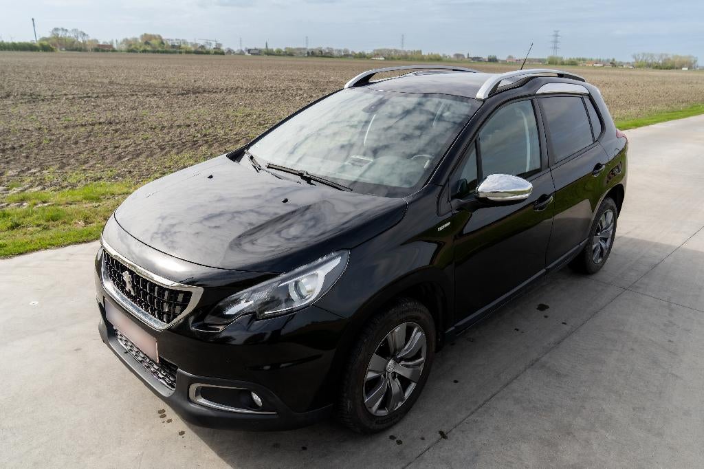 Peugeot 2008, Auto's, Voorwielaandrijving, Stof, Zwart, 1199 cc