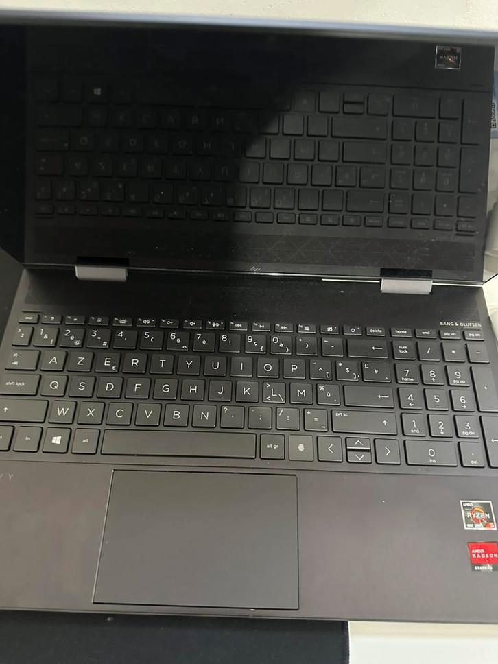 Hp Envy x360 - 512GB SSD, Computers en Software, Windows Laptops, Zo goed als nieuw, 16 inch, SSD, 8 GB, Azerty, Met touchscreen