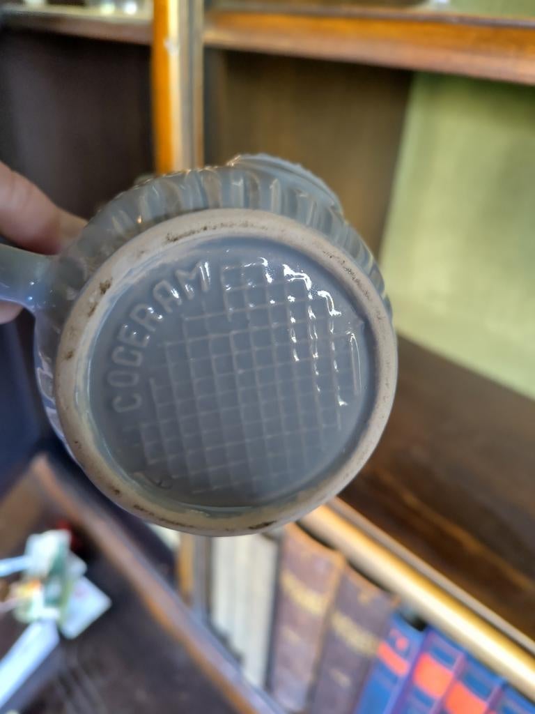 Vintage Pernod waterkannetje – Coceram France (ca. 1950–1970, Ophalen