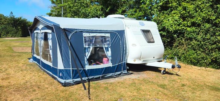 Hobby 495 UFe Excellent – Airco – Mover – Complete set, Caravans en Kamperen, Caravans, Particulier, tot en met 4, 1000 - 1250 kg