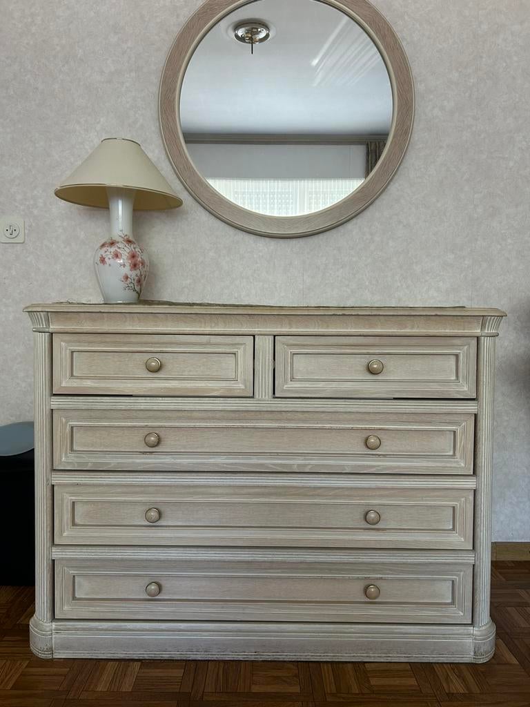 Miroir rond, Maison & Meubles, Accessoires pour la Maison | Miroirs, Enlèvement, Comme neuf