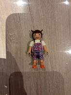 Playmobil-kind met een paars/roze bloemenprint (overall/tuin, Ophalen of Verzenden, Zo goed als nieuw, Los Playmobil