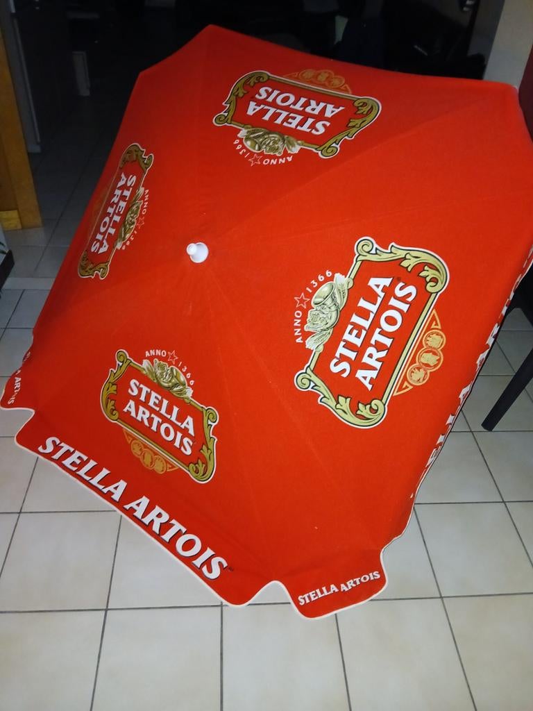 Stella Artois parasol., Collections, Marques & Objets publicitaires, Enlèvement
