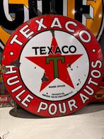 Prachtig emaille reclamebord texaco 1930., Ophalen, Reclamebord