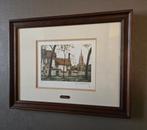 2x schilderij Roger Hebbelinck - Brugge, Antiek en Kunst, Ophalen of Verzenden