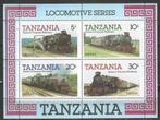 Tanzania 1985 - Yvert blok 41 - Treinen van Tanzania (PF), Postzegels en Munten, Verzenden, Tanzania, Postfris