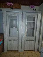 Vitrine kasten + dressoir kast, Huis en Inrichting, Kasten | Vitrinekasten, Ophalen, Glas