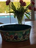 Leuke metalen mand, Tuin en Terras, Ophalen, Zo goed als nieuw