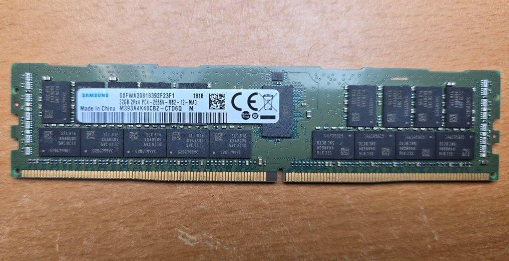 RAM RDIMM DDR4 de 32 Go de Samsung, 32 GB, DDR4, Comme neuf, Enlèvement