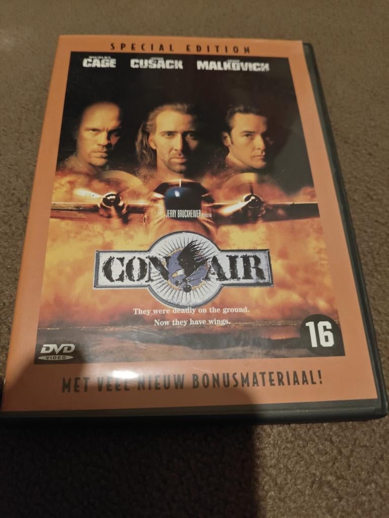 Con Air, CD & DVD, DVD | Classiques, Thrillers et Policier, 1980 à nos jours, Comme neuf, À partir de 16 ans