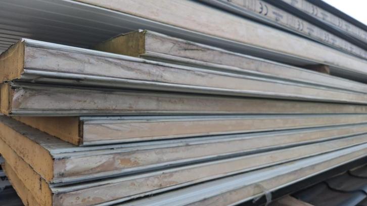 ca 37m² sandwich panelen 6cm dik wit, Doe-het-zelf en Bouw, Isolatie en Afdichting, Nieuw, Ophalen