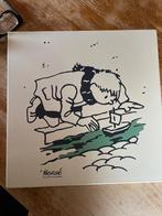 Emaille plaat van Hergé - Flupke - gelimiteerde oplage, Verzamelen, Ophalen, Zo goed als nieuw