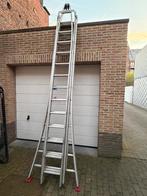 PUNT LADDER 3x12 met wieltje, Doe-het-zelf en Bouw, Ladders en Trappen, Ophalen, Zo goed als nieuw, Ladder