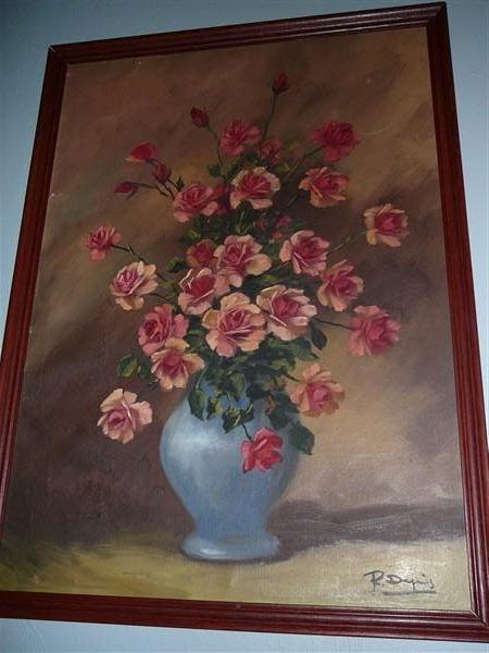 Mooie oude schilderij R.Debuis, Antiek en Kunst, Ophalen