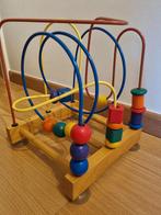 Houten kralenspiraal, Kinderen en Baby's, Speelgoed | Houten speelgoed, Ophalen, Zo goed als nieuw, Overige typen