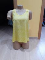 geelwitte lichtgewicht tanktop maat 38 TQF collectie, Kleding | Dames, Blouses en Tunieken, Maat 38/40 (M), Geel, Ophalen of Verzenden