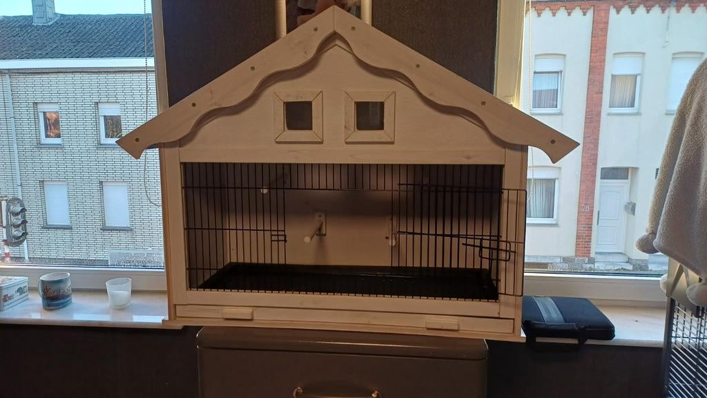 Cage d'oiseau d'exposition  originale, Enlèvement