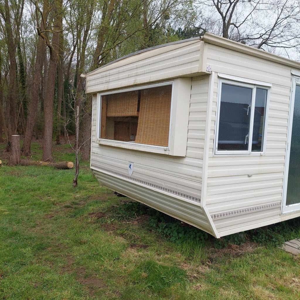 Gezellige stacaravan te koop 11m x 3m, Caravans en Kamperen, Stacaravans