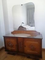 Coiffeuse vintage retro, Maison & Meubles, Enlèvement, Utilisé, Verre