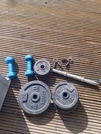 Halter, Sport en Fitness, Fitnessmaterialen, Ophalen, Gebruikt, Rug, Halterset