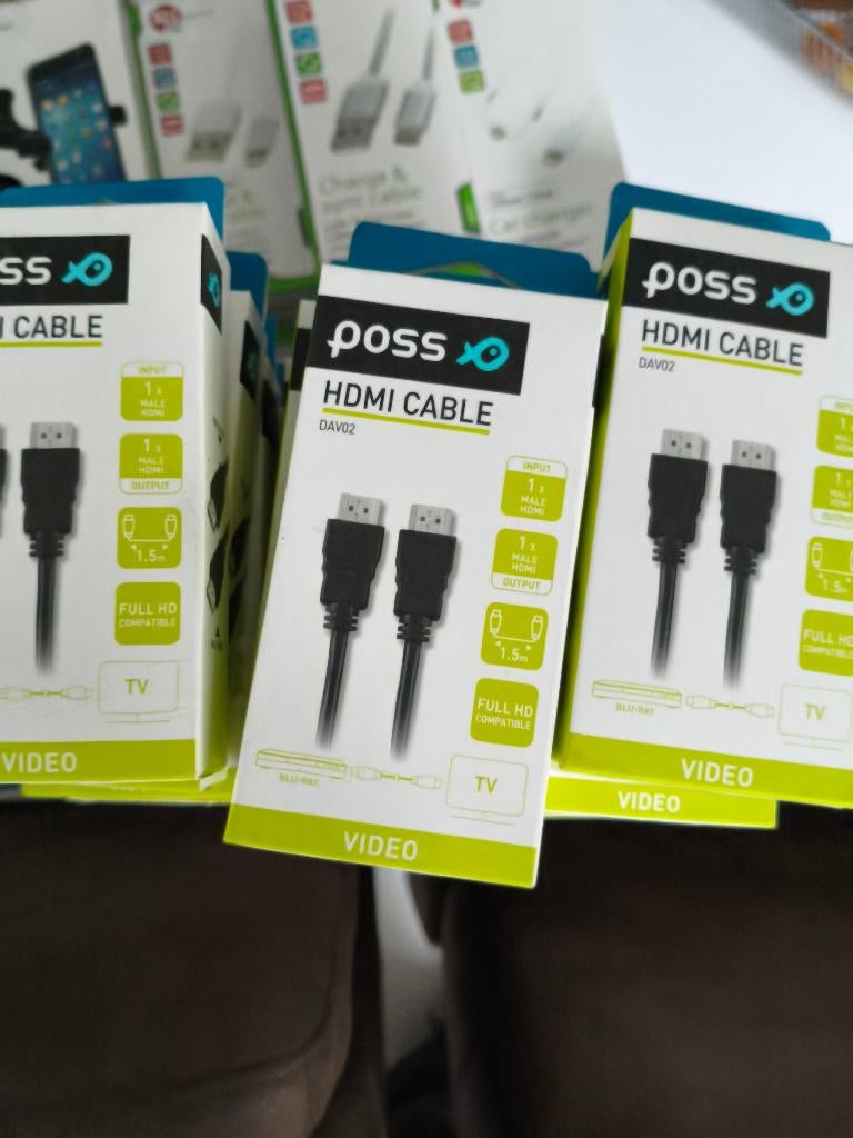 poss hdmi kabel 1.2 meter, Ophalen of Verzenden, Nieuw, Minder dan 2 meter, HDMI-kabel