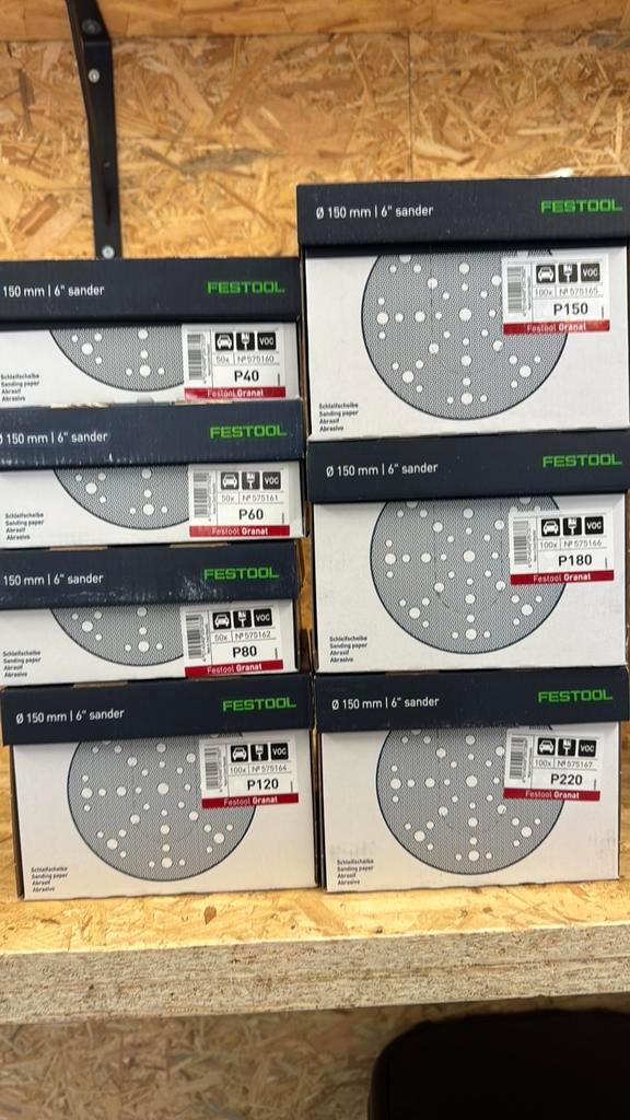 Festool granat schuurpapier, Doe-het-zelf en Bouw, Gereedschap | Schuurmachines, Ophalen, Nieuw