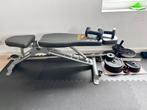 Fitness bank + gewichten, Sport en Fitness, Fitnessmaterialen, Ophalen, Zo goed als nieuw