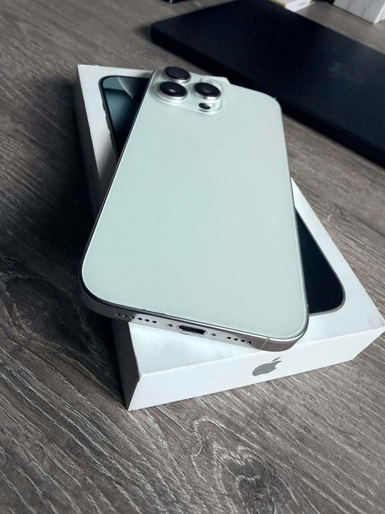 Iphone 16 pro max 256GB, Télécoms, Téléphonie mobile | Apple iPhone, Enlèvement, Comme neuf, Blanc, IPhone 16