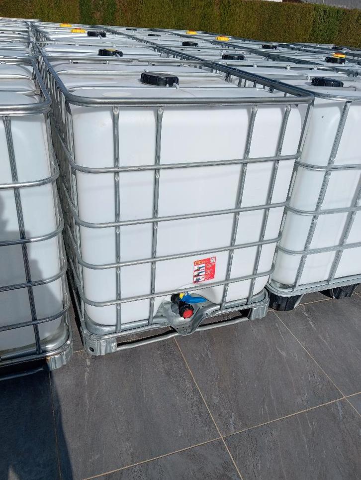 citerne 1000 l alimentaire, Jardin & Terrasse, Barils de pluie, Comme neuf, 150 litres ou plus, Avec robinet, Enlèvement ou Envoi